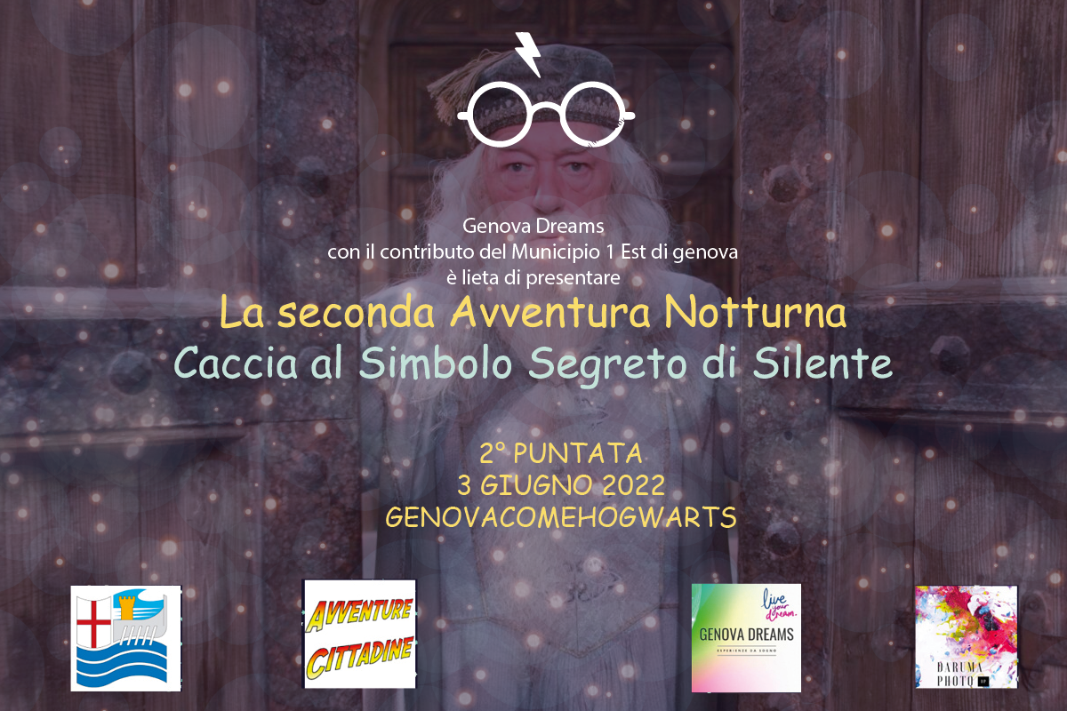 Harry Potter: Nel cuore antico di Genova arriva "Caccia al Simbolo Segreto" in Notturna - 2° Puntata