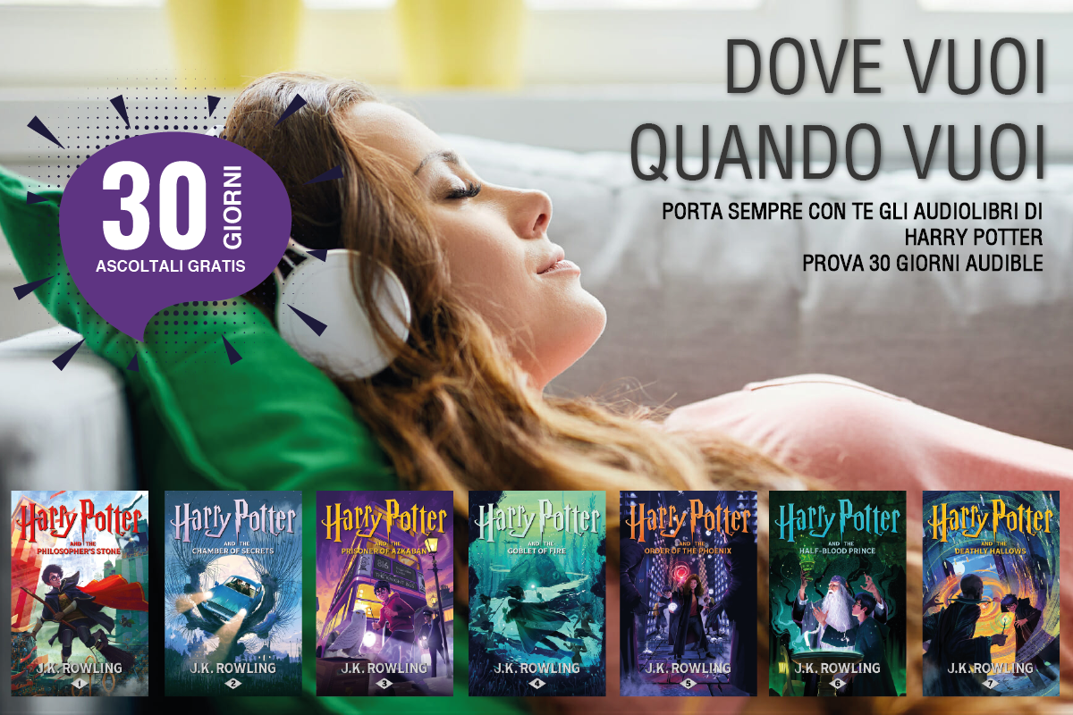 Harry Potter: Gli Audiolibri della saga per 30 giorni gratis su Audible