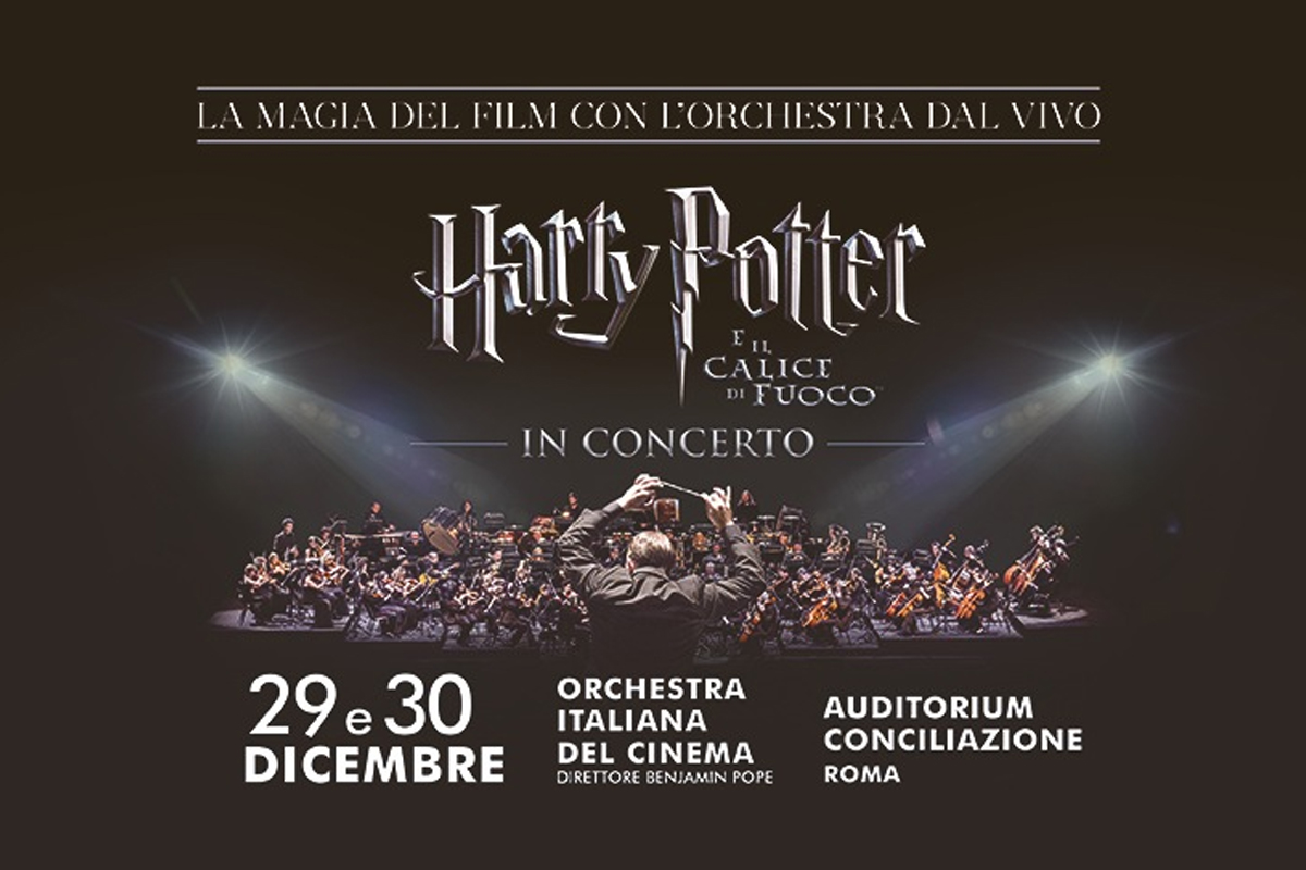 Harry Potter: arriva a sorpresa il cine-concerto di fine anno a Roma il 29 e 30 dicembre 2022