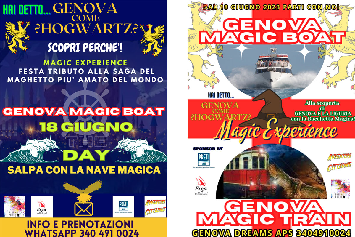 Genova come Hogwarts: ecco le nuove Magic Experience