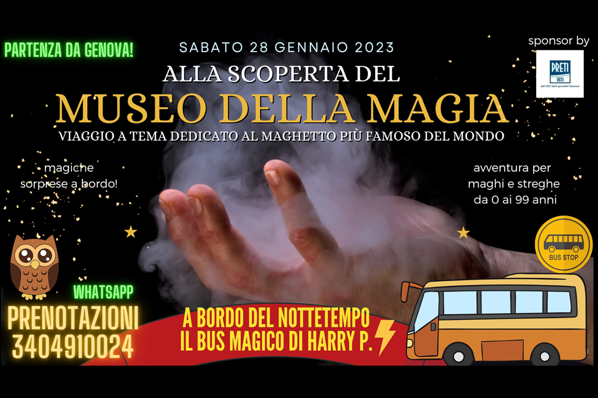 Cherasco: Viaggio per veri Potterheads sul Nottetempo al Museo della Magia!