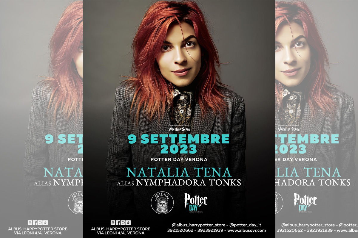 Harry Potter: Natalia Tena, Nymphadora Tonks, ospite a Verona il 9 Settembre 2023