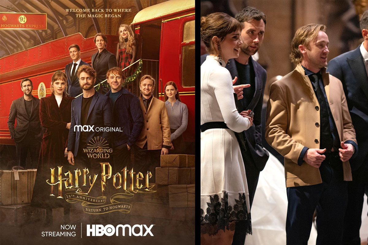 Harry Potter: L'evento del 1 Gennaio 2022 "Return to Hogwarts" uscirà su Blu-ray e DVD
