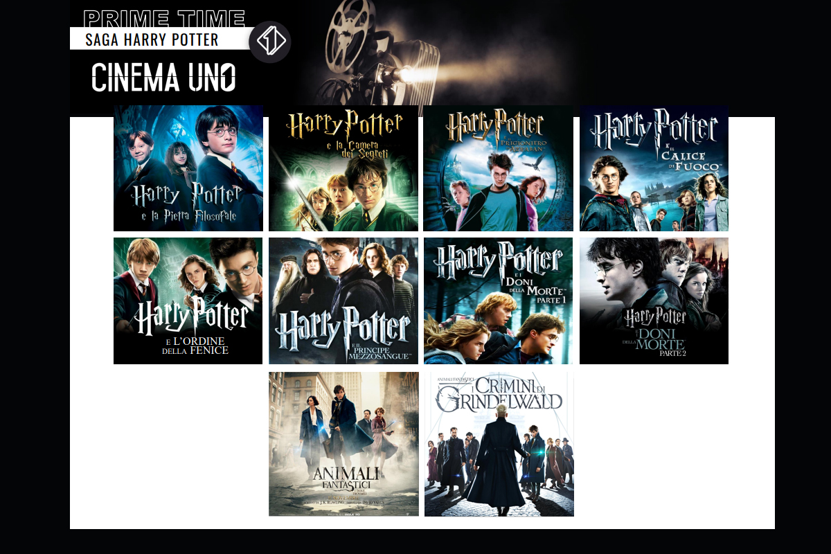 Harry Potter: La Maratona della saga verrà messa in onda su Italia 1 nel primo trimestre del 2023
