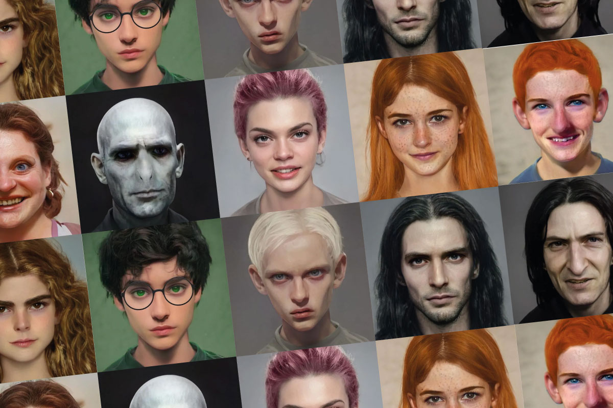 Harry Potter: L'intelligenza artificiale ricrea il vero aspetto dei personaggi basandosi sulle descrizioni dei libri