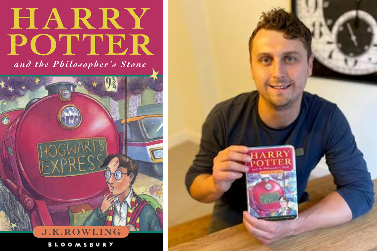 Harry Potter: L' Harry Potter inglese ha venduto la sua copia della "Pietra Filosofale" a 37.000 dollari