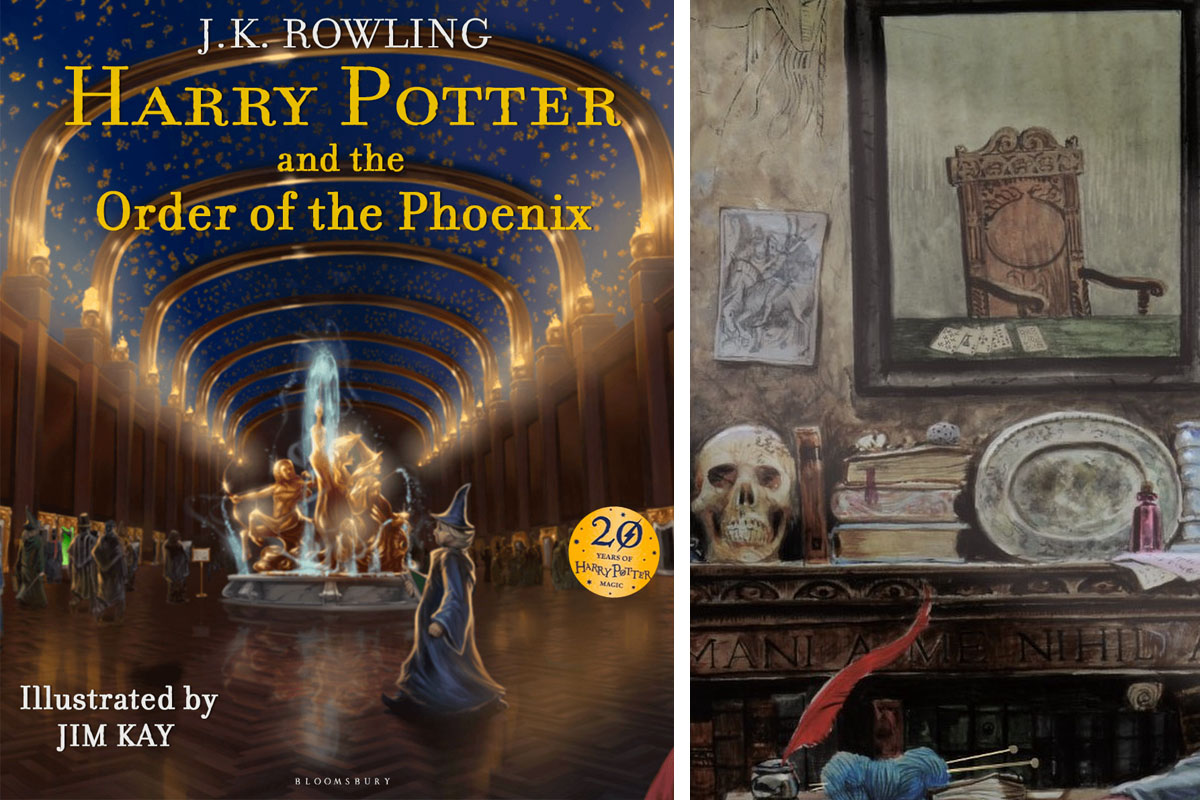 Harry Potter: L'ordine della fenice "Illustrato da Jim Kay" uscirà l'11 Ottobre 2022. 