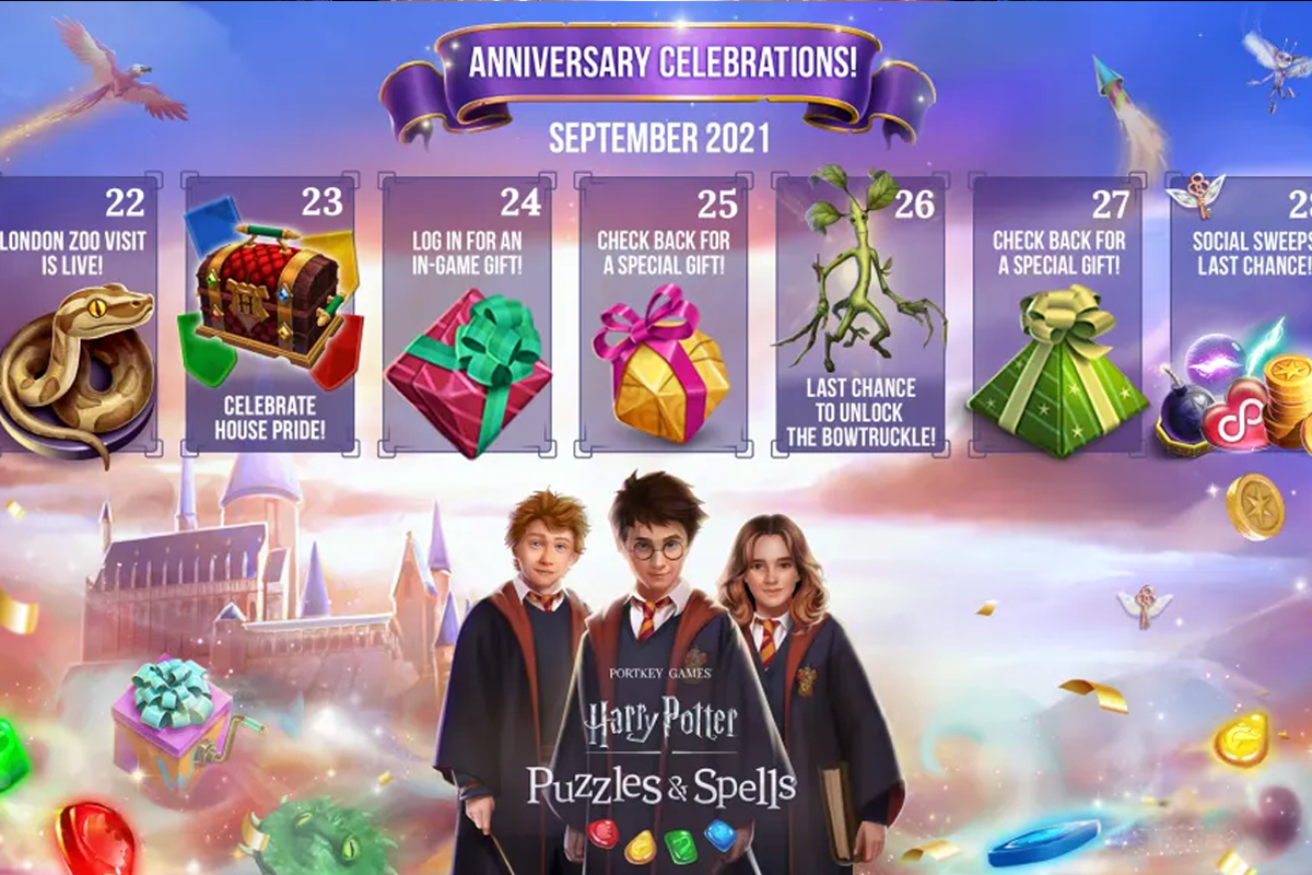 Harry Potter: Puzzles & Spells festeggia il suo primo anniversario con una settimana di eventi