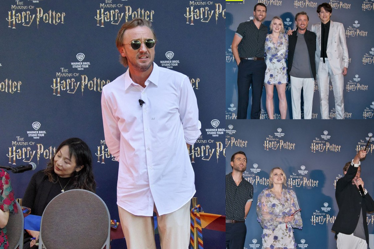 Harry Potter: Tom Felton si commuove vedendo le iconiche location, cimeli e costumi di Harry Potter