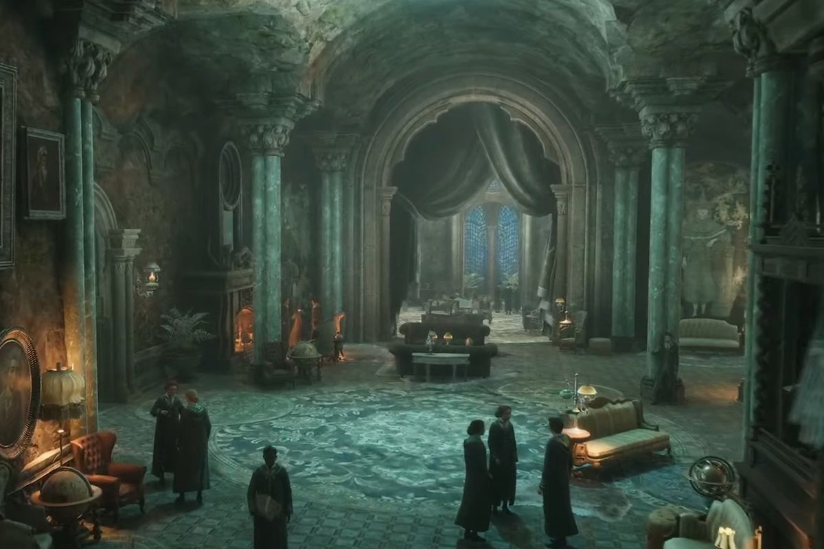 Hogwarts Legacy (Video): Avvistato il basilisco nella sala comune dei Serpeverde