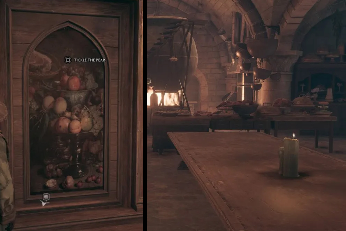 La cucina del Castello di Hogwarts e "Solleticare la pera"
