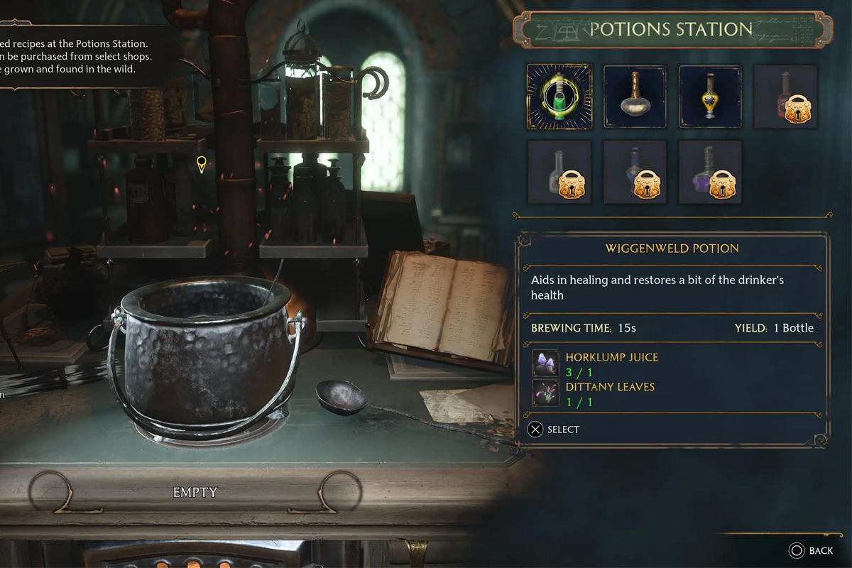 Hogwarts Legacy: Tutte le pozioni, come prepararle e gli ingredienti (dove trovali)