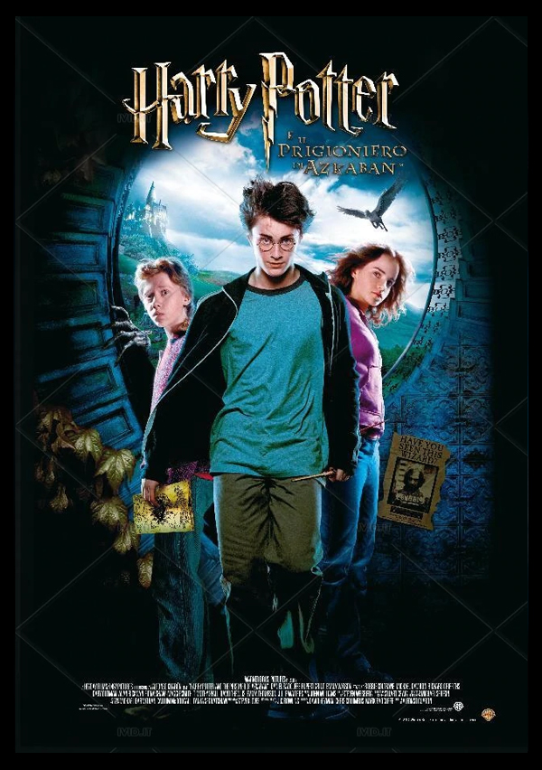 Locandina Harry Potter e il Prigioniero di Azkaban (4 giugno 2004) | Potterandmore.com