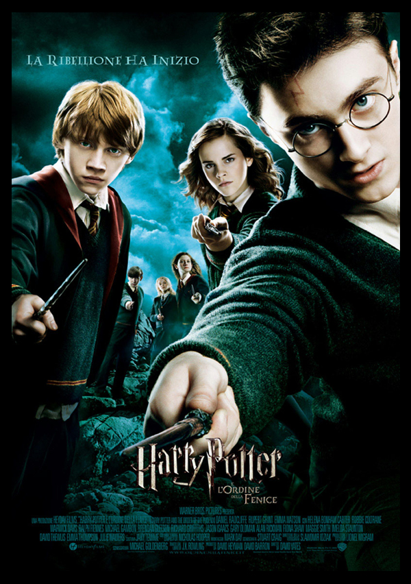 Locandina Harry Potter e l'Ordine della Fenice (11 luglio 2007) | Potterandmore.com