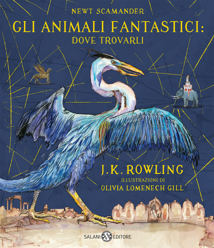 Copertina Gli animali fantastici: dove trovarli  Edizione illustrata da Olivia Lomenech Gill (2018) | Copyright © Potterandmore.com