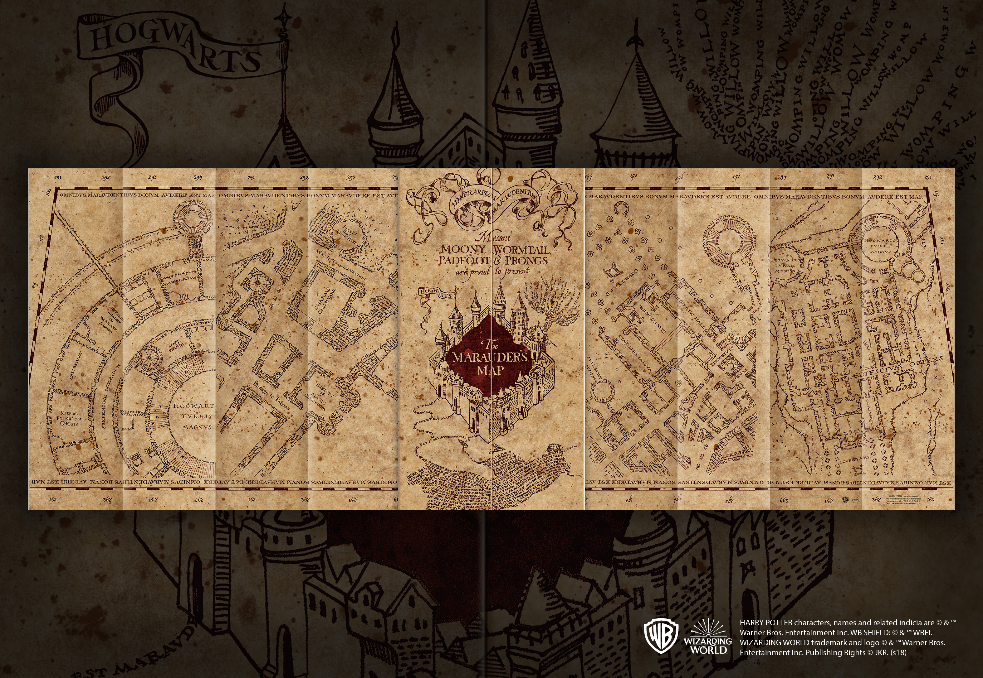 Crea in poco tempo la tua Mappa del Malandrino di Harry Potter