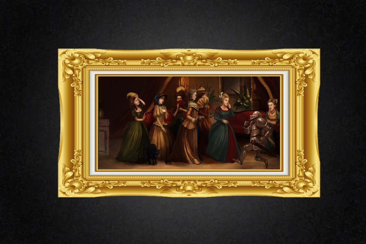 Ritratto di un gruppo di donne in crinoline | Portrait of a group of women in crinolines (Hogwarts)