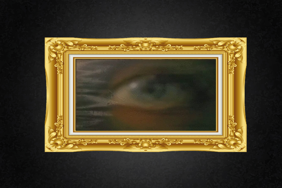 Ritratti di un occhio che guarda o Staring Portrait (Hogwarts)