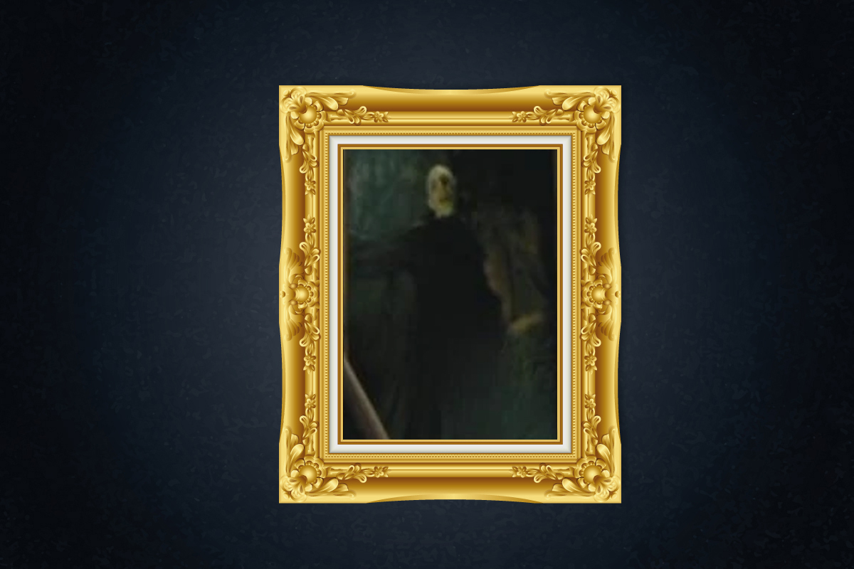 Ritratto di un mago in abito nero e/o fluente - Ritratto di lord Voldemort (Hogwarts)
